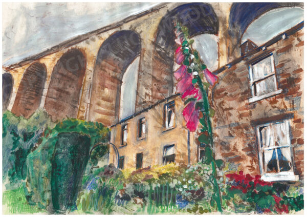 Painting of Denby Dale Foxglove by Lucy Pimpernel Wood