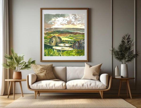 Painting of Last Millstones in room