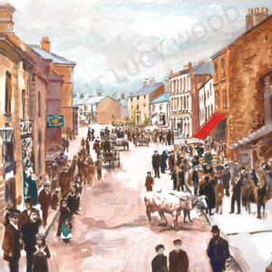 Painting of Penistone Impressionist by Lucy Pimpernel Wood