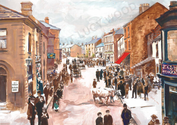 Painting of Penistone Impressionist by Lucy Pimpernel Wood