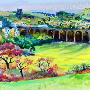 Painting of Penistone Viaduct by Lucy Pimpernel Wood