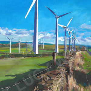 Painting of Royd Moor by Lucy Pimpernel Wood