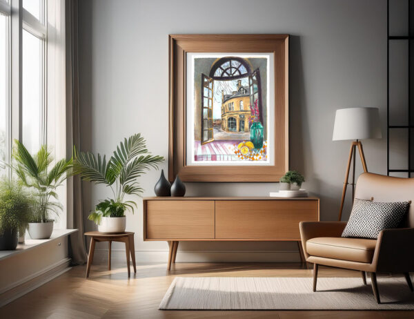 Painting of Vault Calling in room