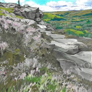 Hope Valley View. The Peak Painter