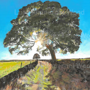 Painting of Sykes Lane Penistone