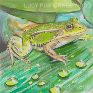 Original Frog Painting