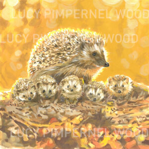 Original Hedgehog Painting